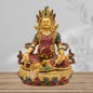 Brass Gem Stone Work Kuber Idol for Home and Decor Weight 5 Kg Height 31 cm