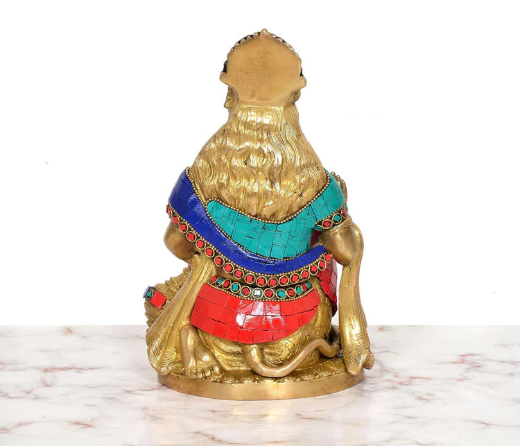 Brassaura® Brass Hanuman Statue | Height 9.5 Inches
