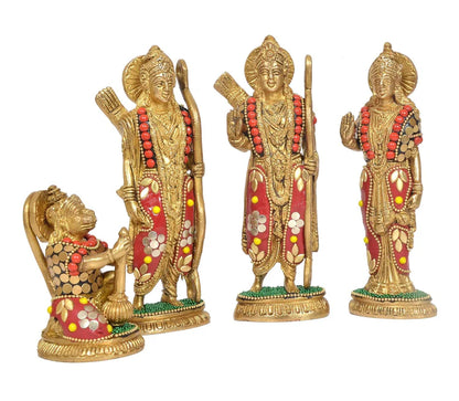 Brassaura® Brass Ram Darbar Statue | Height 6.5 Inches