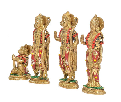 Brassaura® Brass Ram Darbar Statue | Height 6.5 Inches