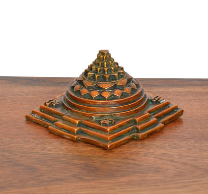 Brassaura® Brass Sri Yantra | Height 2 Inches