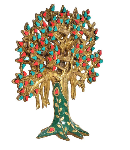 Brassaura® Brass Kalpavriksha Tree | Height 8.5 Inches