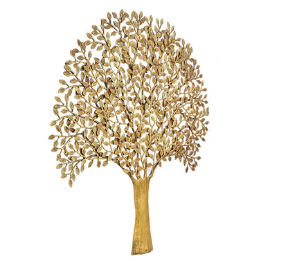 Brassaura® Brass Kalpavriksha Tree Wall Hanging | Height 34 Inches