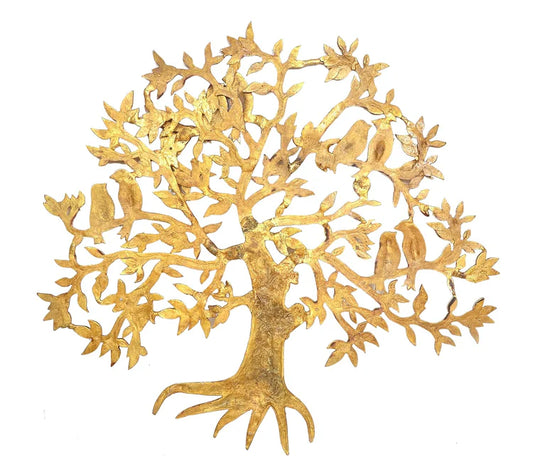 Brassaura® Brass Kalpavriksha Tree Wall Hanging | Height 23 Inches