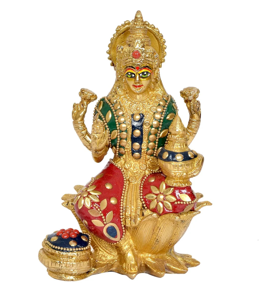 ब्रासोरा® वृंदावन वेणुगोपाल कृष्ण पीतल की प्रतिमा मोर के साथ | एंटीक नीला और सुनहरा रंग | ऊँचाई 20 इंच