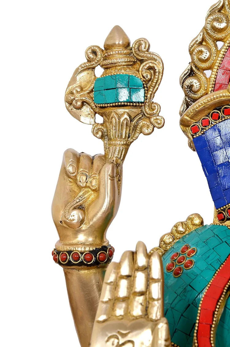 Brassaura® Brass Big Ganesha Statue | Height 20 Inches