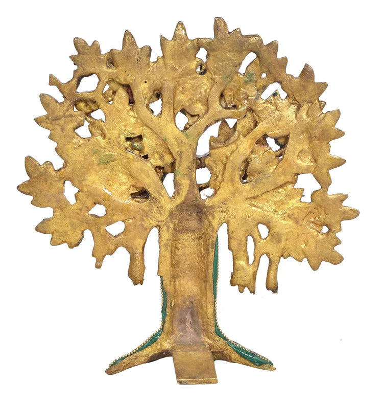 Brassaura® Brass Kalpavriksha Tree | Height 8.5 Inches