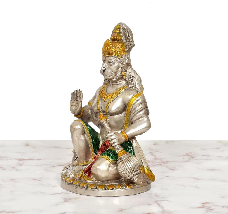 Brassaura® Brass Hanuman Statue | Height 9.5 Inches