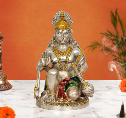Brassaura® Brass Hanuman Statue | Height 9.5 Inches