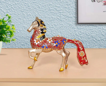 Brassaura® Brass Horse Statue | Height 10.5 Inches