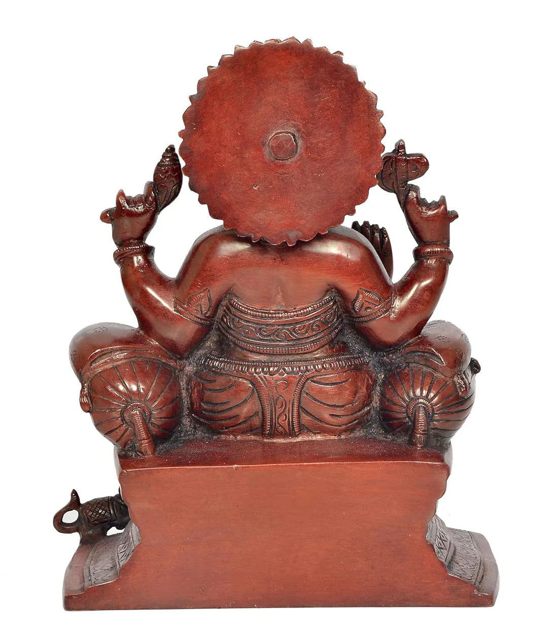 ब्रासोरा® वृंदावन वेणुगोपाल कृष्ण पीतल की प्रतिमा मोर के साथ | एंटीक नीला और सुनहरा रंग | ऊँचाई 20 इंच
