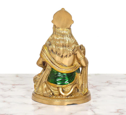 Brassaura® Brass Hanuman Statue | Height 9.5 Inches