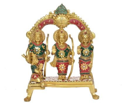 Brassaura® Brass Ram Darbar Statue | Height 11.5 Inches
