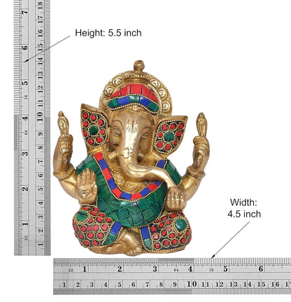 ब्रासोरा® वृंदावन वेणुगोपाल कृष्ण पीतल की प्रतिमा मोर के साथ | एंटीक नीला और सुनहरा रंग | ऊँचाई 20 इंच