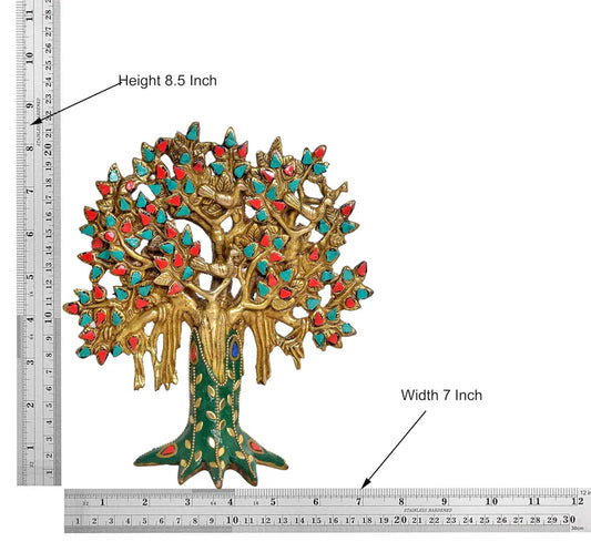 Brassaura® Brass Kalpavriksha Tree | Height 8.5 Inches