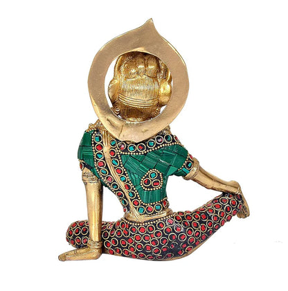 Brassaura® Brass Indra Dev Statue | Height 11.34 Inches