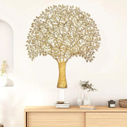 Brassaura® Brass Kalpavriksha Tree Wall Hanging | Height 34 Inches