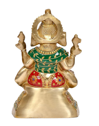 Brassaura® Brass Lord Ganesha Statue | Height 11 Inches