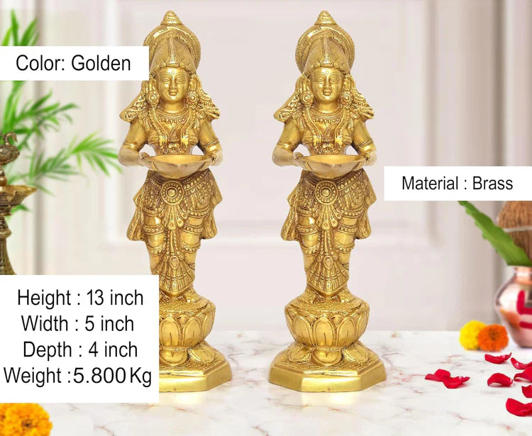 ब्रासोरा® वृंदावन वेणुगोपाल कृष्ण पीतल की प्रतिमा मोर के साथ | एंटीक नीला और सुनहरा रंग | ऊँचाई 20 इंच