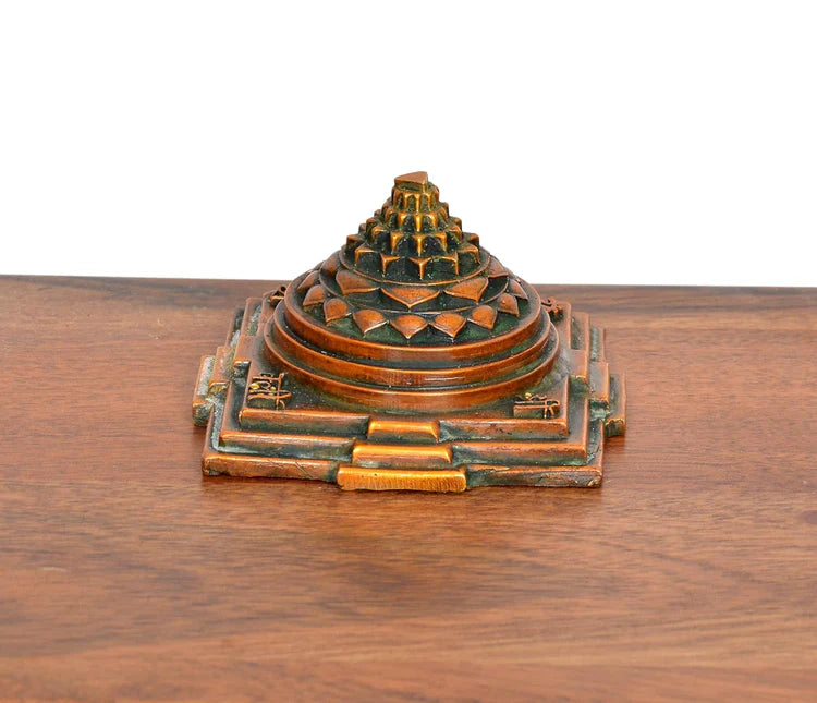 Brassaura® Brass Sri Yantra | Height 2 Inches
