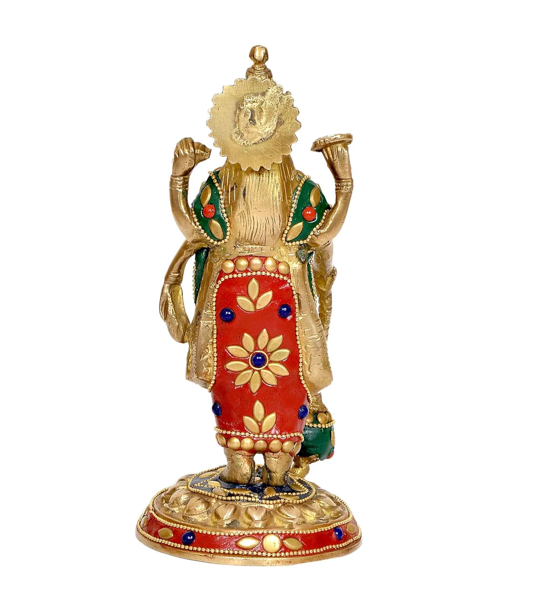 Brassaura® Brass Lord Vishnu Statue | Height 7.5 Inches