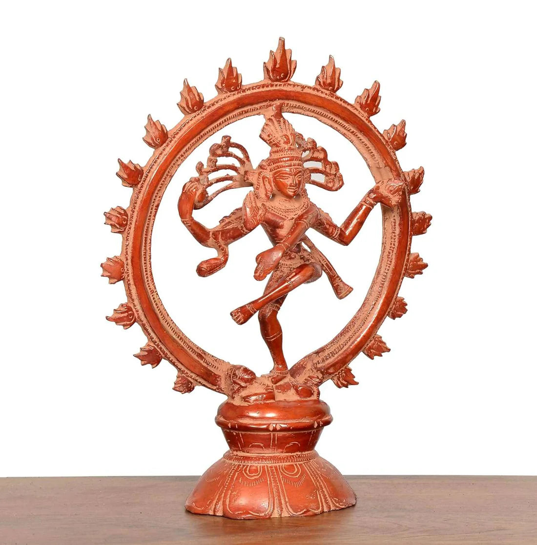 Brassaura® Brass Natraj Lord Shiva Statue | Height 9 Inches