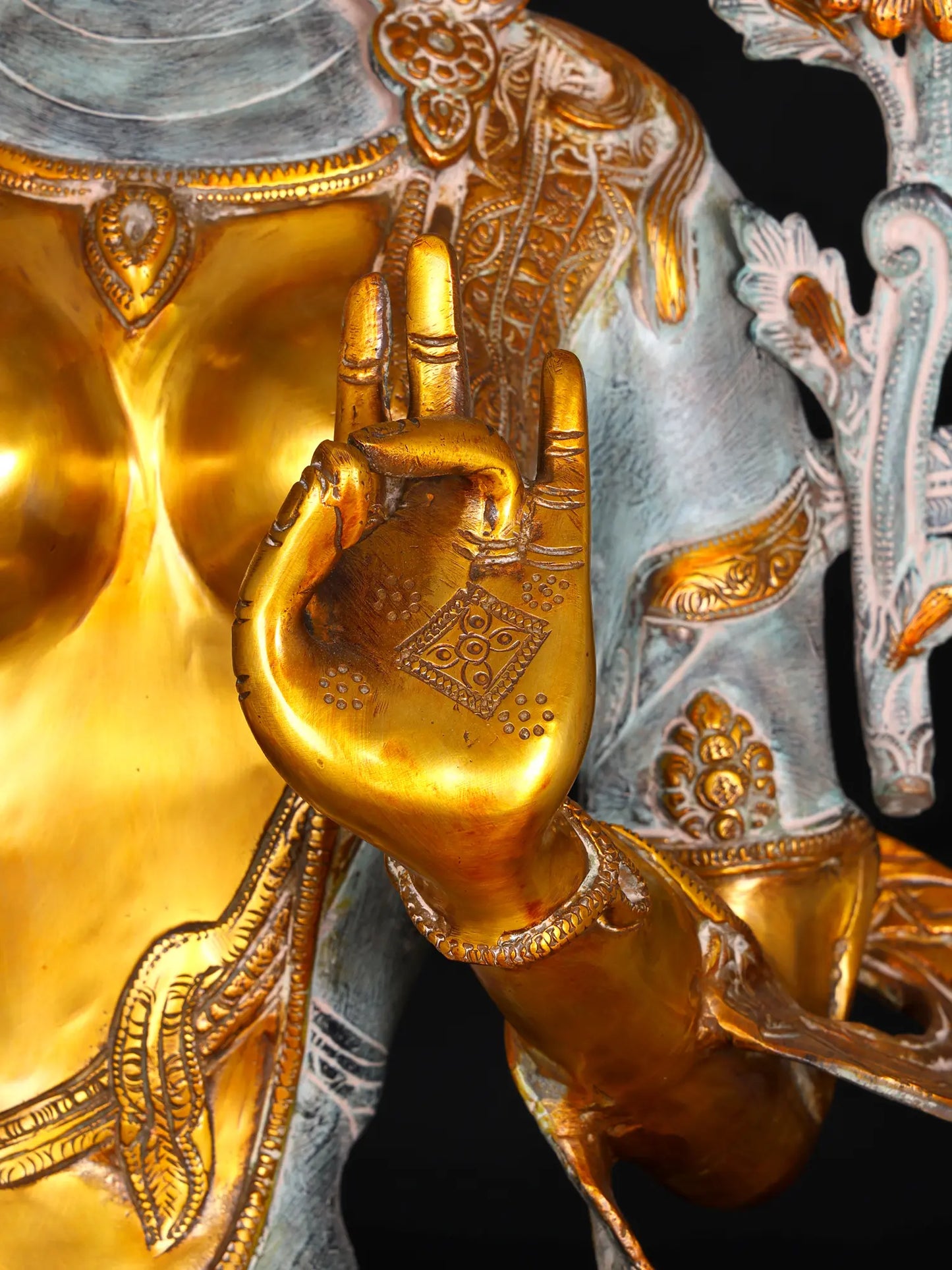 Brassaura® Brass Tara Statue | Height 34.06 Inches & Weight 38.34 kg