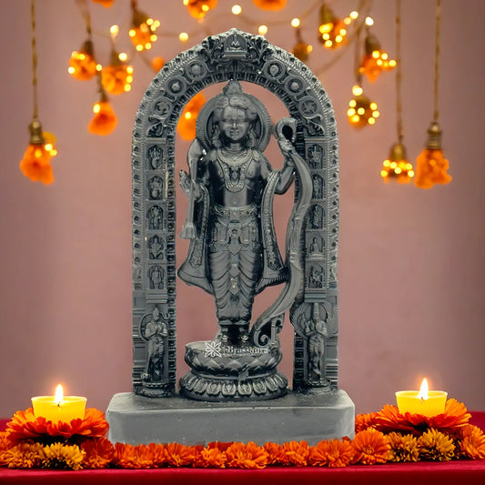 Brassaura™ Resin Ram Lalla – Height 7.2 Inches & Weight 326 Grams | Artistic Spiritual Accent