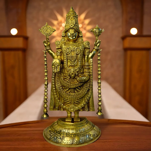Brass Bala Ji Statue Home Decor Height 10.6 Inch Weight 8.5 Kg