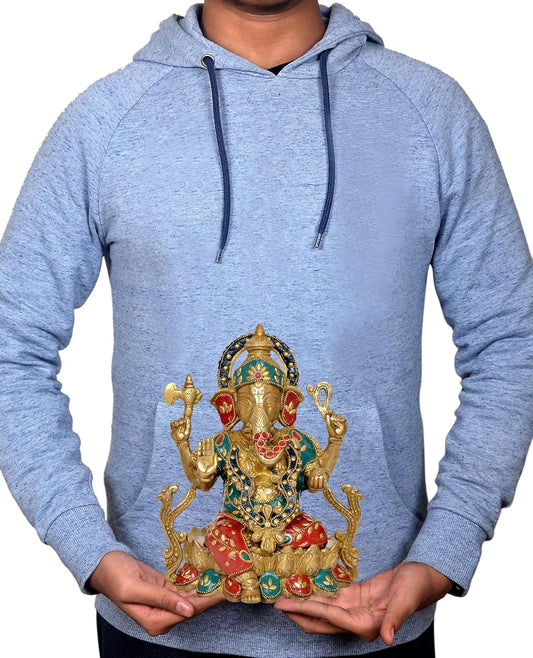 Brassaura® Brass Lord Ganesha Statue | Height 9.5 Inches