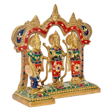 Brassaura® Brass Ram Darbar Statue | Height 9.5 Inches