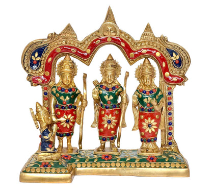 Brassaura® Brass Ram Darbar Statue | Height 9.5 Inches