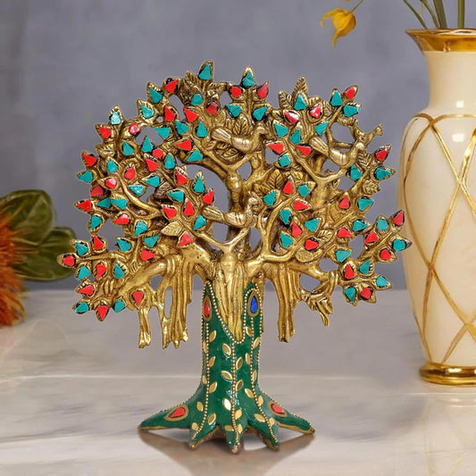 Brassaura® Brass Kalpavriksha Tree | Height 8.5 Inches