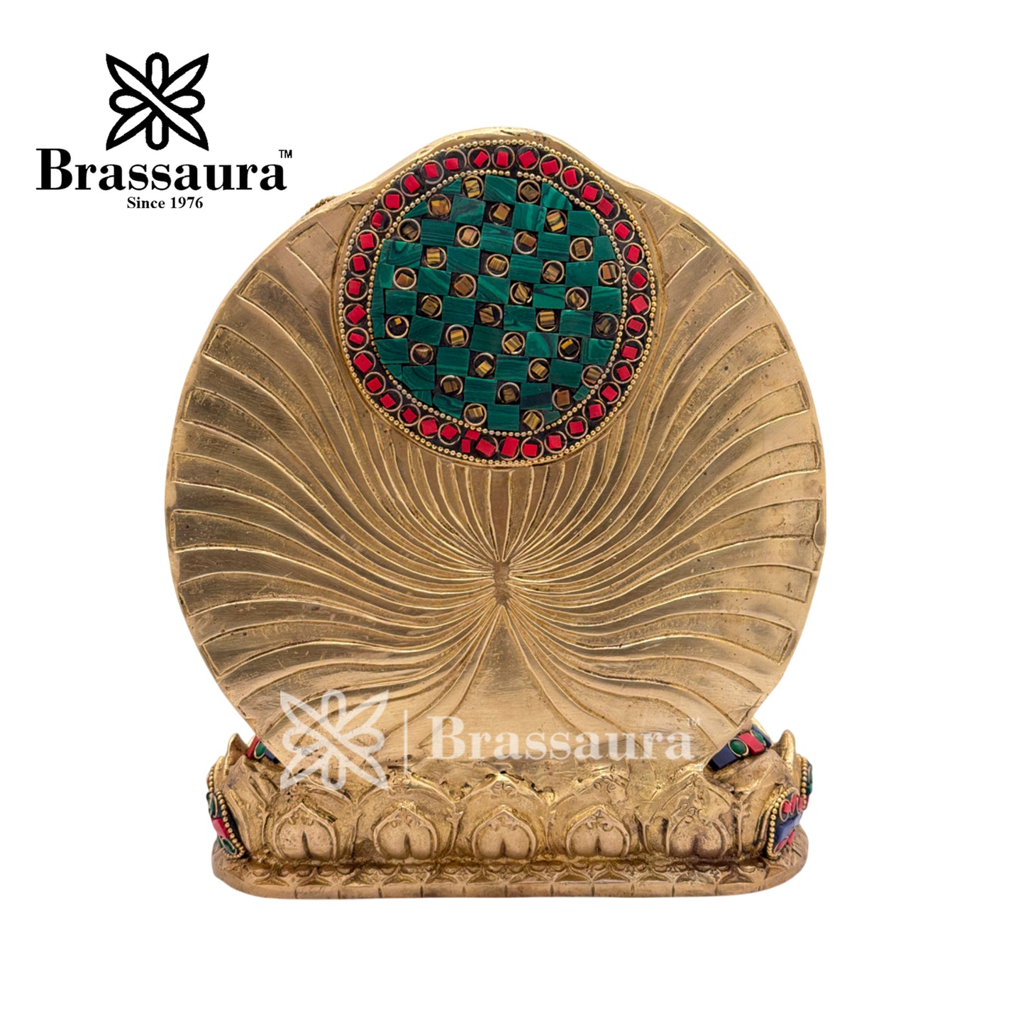 Brass Gem Stone Work Tara Idol for Home and Decor Weight 5.7 Kg Height 24 cm