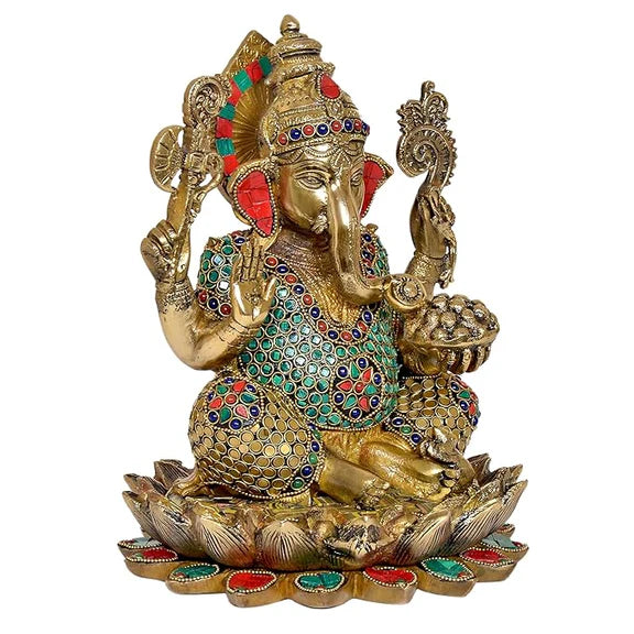 ब्रासोरा® वृंदावन वेणुगोपाल कृष्ण पीतल की प्रतिमा मोर के साथ | एंटीक नीला और सुनहरा रंग | ऊँचाई 20 इंच