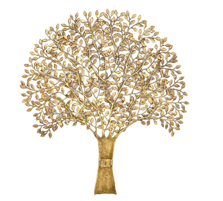 Brassaura® Brass Kalpavriksha Tree Wall Hanging | Height 34 Inches