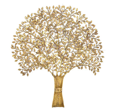 Brassaura® Brass Kalpavriksha Tree Wall Hanging | Height 34 Inches