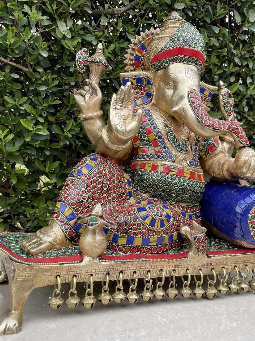 Brassaura® Brass Ganesha Idol | Height 15 Inches