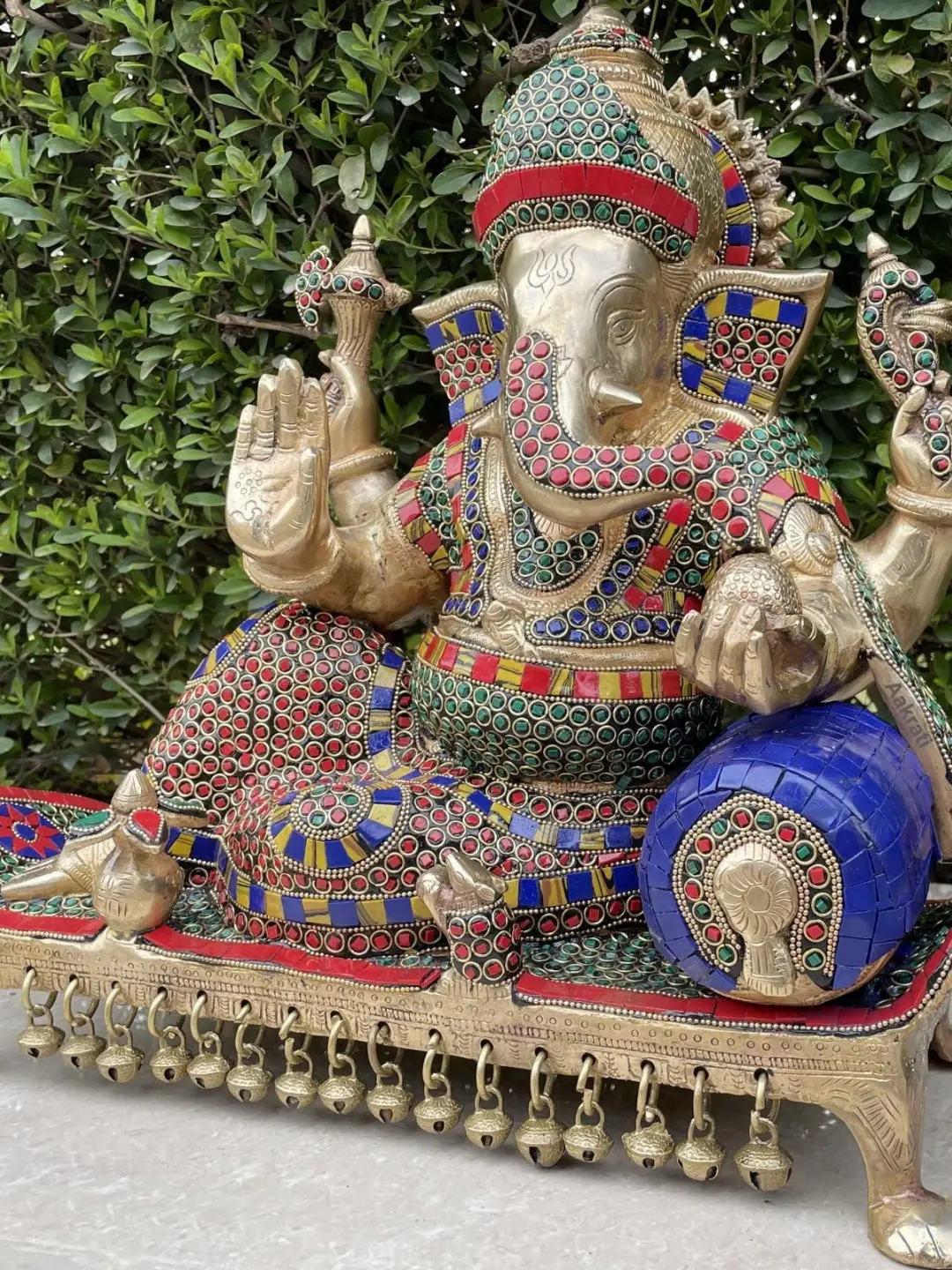 Brassaura® Brass Ganesha Idol | Height 15 Inches