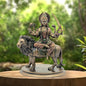 Resin Durga Statue for Home and Decor And Gift Show Piece for Living Room Weight 1652 Grams Height 25 cm