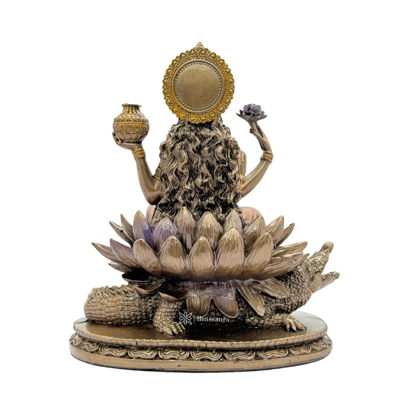 Resin Ganga Statue for Home and Decor And Gift Show Piece for Living Room Weight 1.54 Kg Height 20 cm