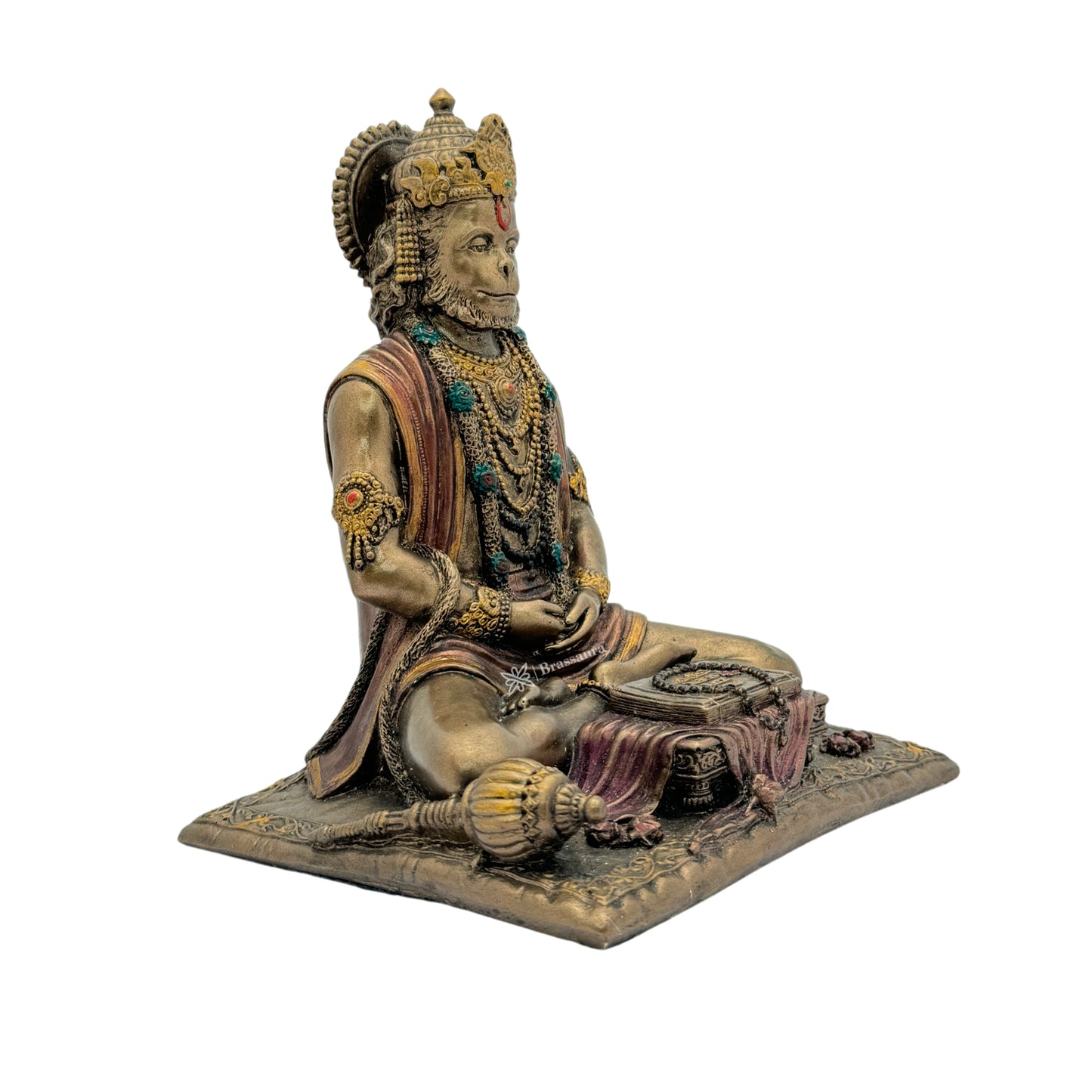 Resin Ram Mandir Statue for Home and Decor And Gift Show Piece for Living Room Weight .66 Kg Height 14 cm (Copy)