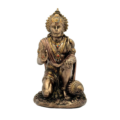 Resin Hanuman Statue for Home and Decor And Gift Show Piece for Living Room Weight .655 Kg Height 18 cm