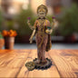 Resin Laxmi Statue for Home and Decor And Gift Show Piece for Living Room Weight .675 Kg Height 24.5 cm