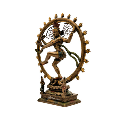 Resin Natraj Statue for Home and Decor And Gift Show Piece for Living Room Weight .610 Kg Height 25 cm