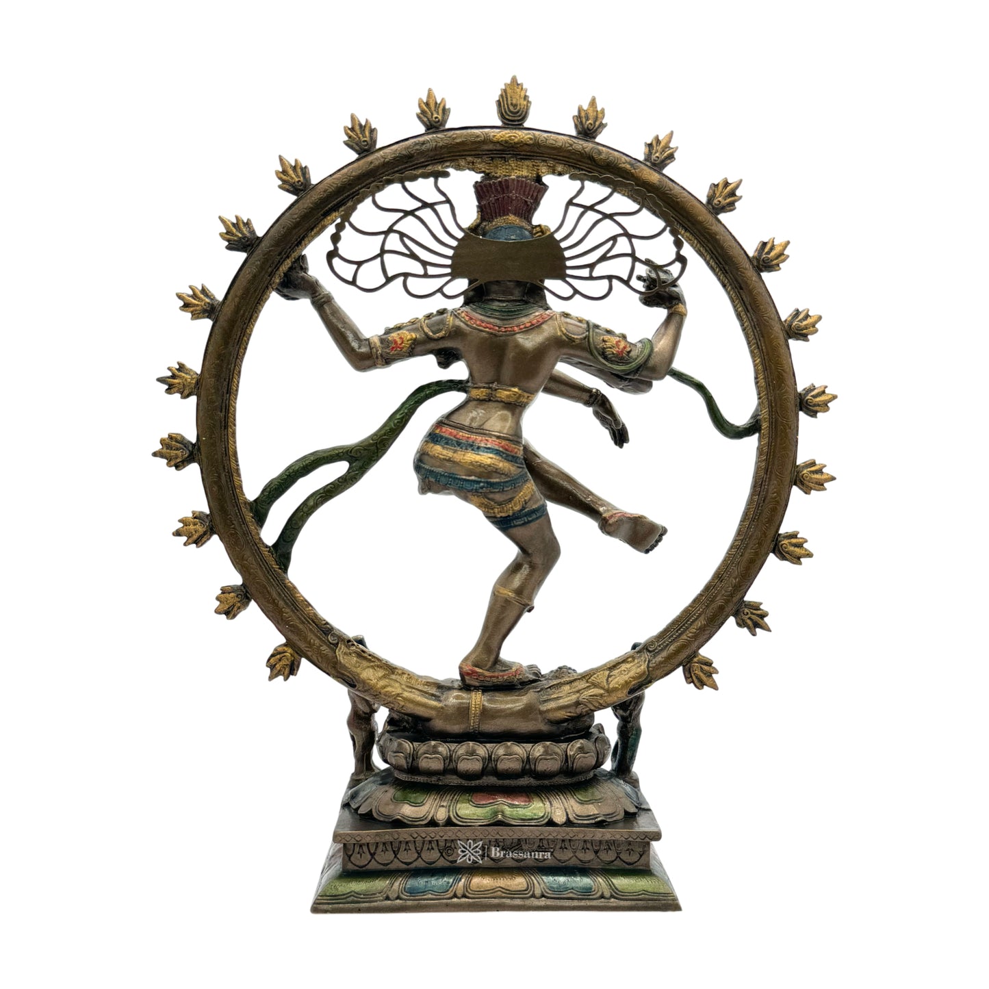 Resin Natraj Statue for Home and Decor And Gift Show Piece for Living Room Weight .610 Kg Height 25 cm