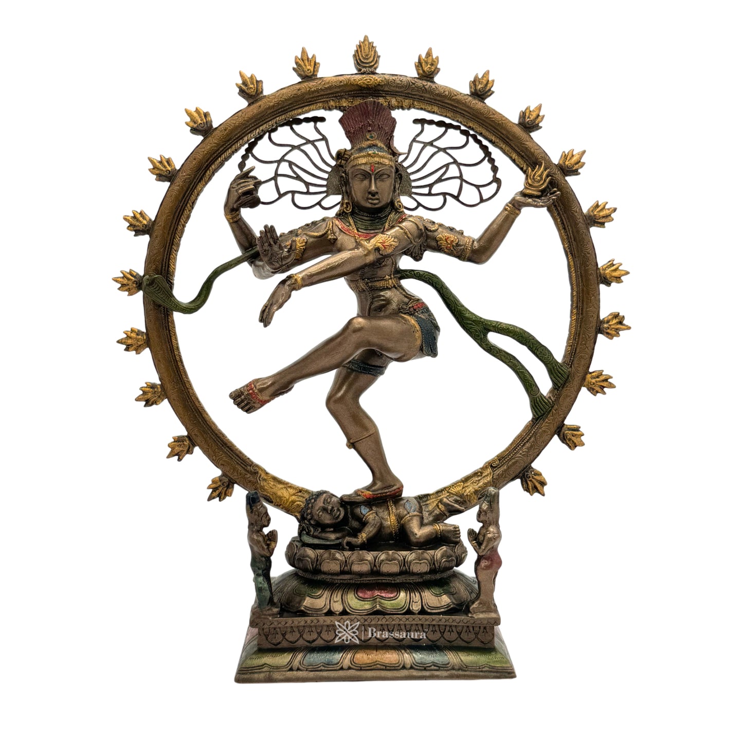 Resin Natraj Statue for Home and Decor And Gift Show Piece for Living Room Weight .610 Kg Height 25 cm