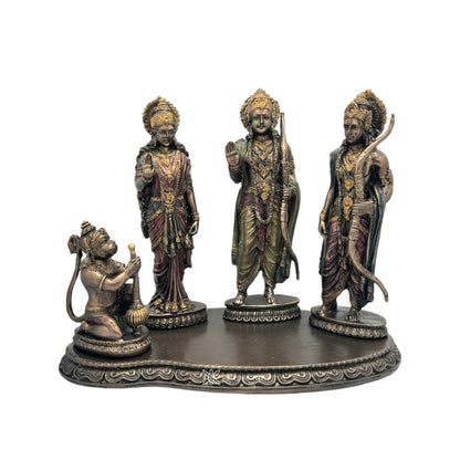 Resin Ram Darbar Statue for Home and Decor And Gift Show Piece for Living Room Weight 1.17 Kg Height 20 cm