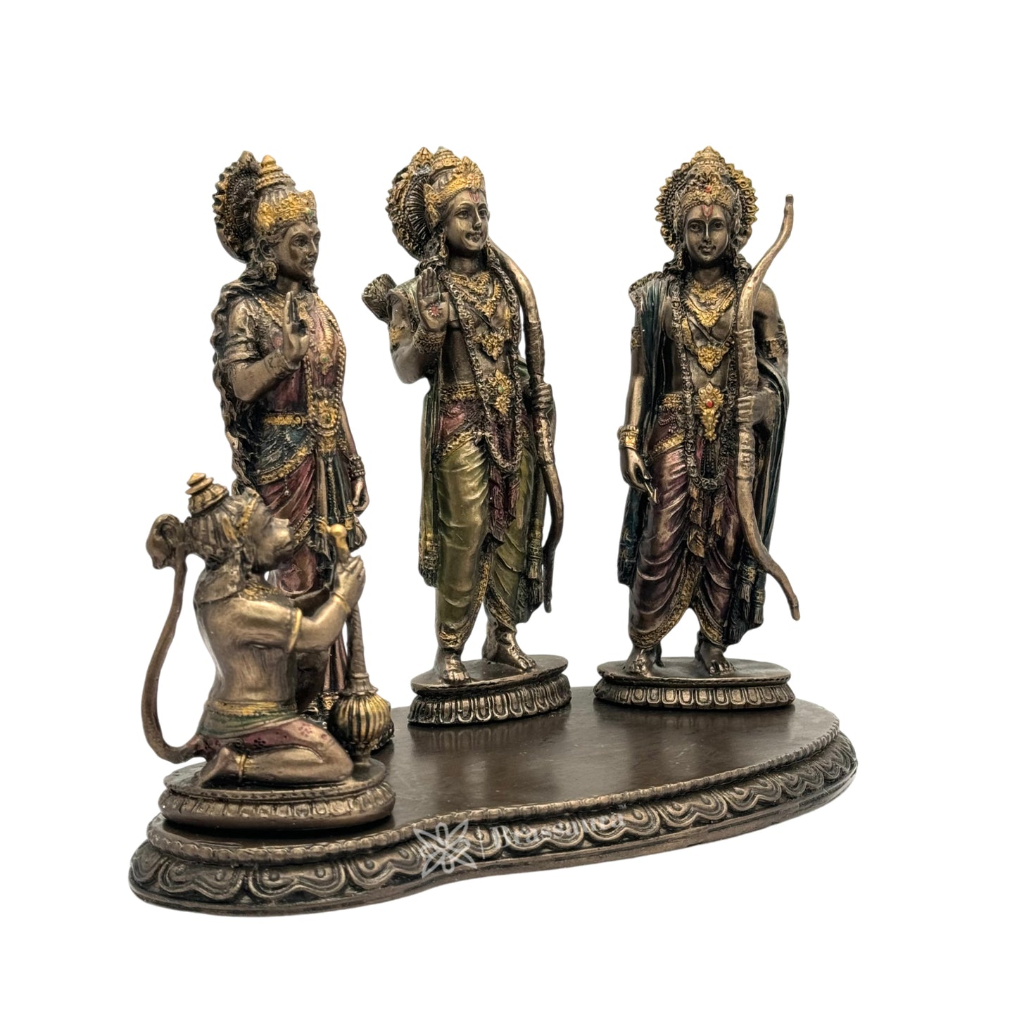 Resin Ram Darbar Statue for Home and Decor And Gift Show Piece for Living Room Weight 1.17 Kg Height 20 cm