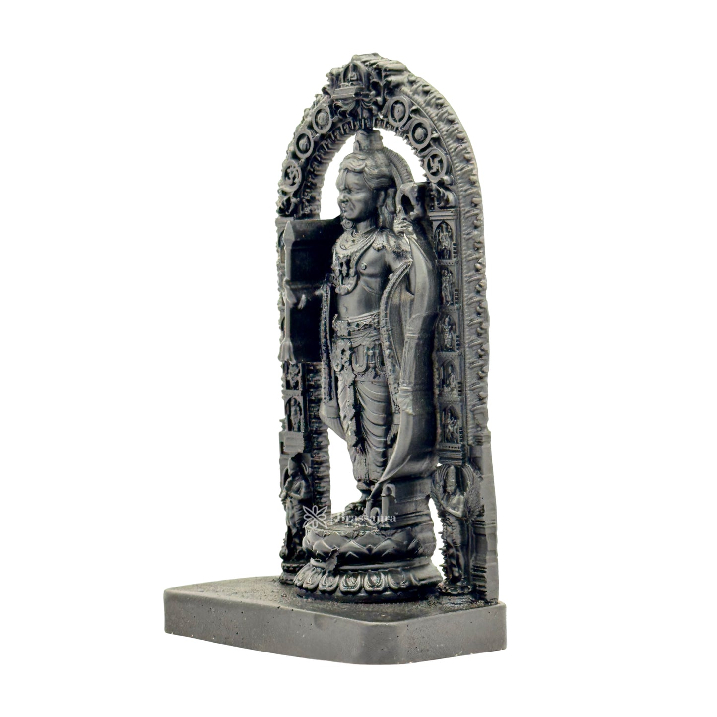 Resin Ram Lalla Statue for Home and Decor And Gift Show Piece for Living Room Weight .326 Kg Height 18 cm